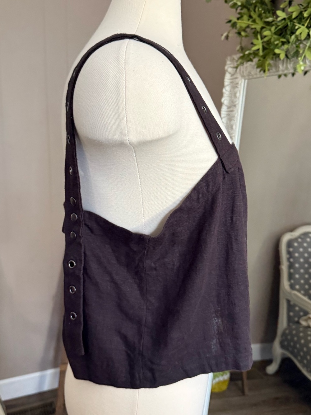 Free People • Syd Grommet Linen Tank - Picture 7 of 16